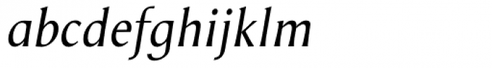Odense Italic Font LOWERCASE