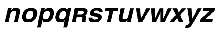 Odessa Std Bold Italic Font LOWERCASE
