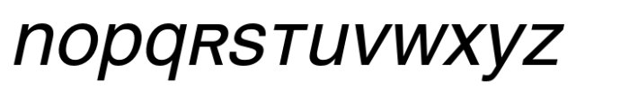 Odessa Std Italic Font LOWERCASE