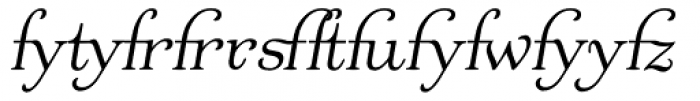 Odette Alt Italic Font LOWERCASE