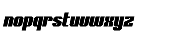 Odradeck Italic H700 Font LOWERCASE