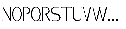 Odrifa Font UPPERCASE