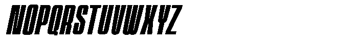 Odrine Bold Oblique Font UPPERCASE