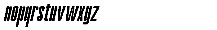 Odrine Bold Oblique Font LOWERCASE