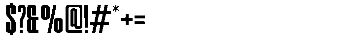 Odrine Bold Font OTHER CHARS