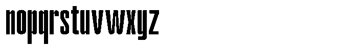 Odrine Bold Font LOWERCASE