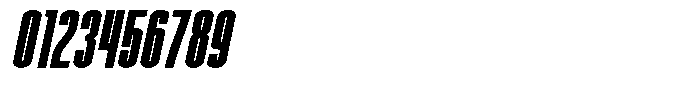 Odrine Extra Bold Oblique Font OTHER CHARS