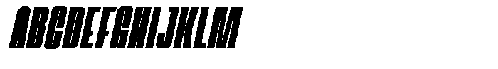 Odrine Extra Bold Oblique Font UPPERCASE