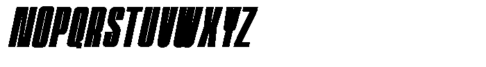 Odrine Extra Bold Oblique Font UPPERCASE