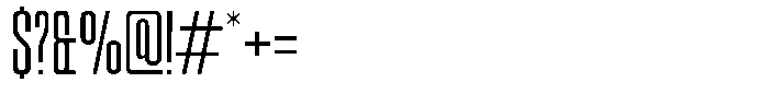 Odrine Light Font OTHER CHARS