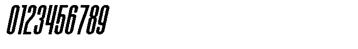 Odrine Medium Oblique Font OTHER CHARS