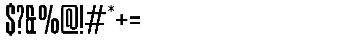 Odrine Medium Font OTHER CHARS