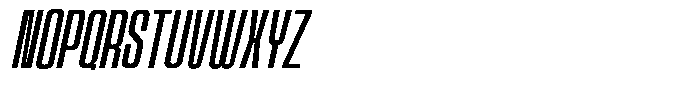 Odrine Oblique Font UPPERCASE