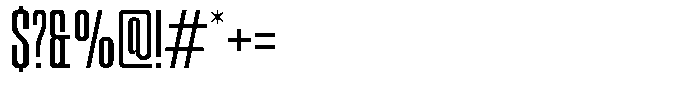 Odrine Regular Font OTHER CHARS