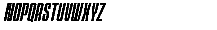 Odrine Semi Bold Oblique Font UPPERCASE