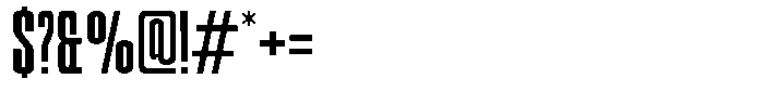 Odrine Semi Bold Font OTHER CHARS