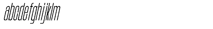 Odrine Thin Oblique FONT