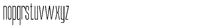 Odrine Thin Font LOWERCASE