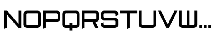 Odry Cut Regular Font UPPERCASE