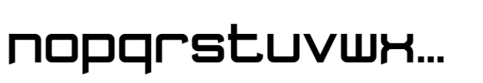 Odry Cut Regular Font LOWERCASE
