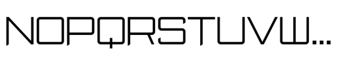 Odry Cut Thin Font UPPERCASE