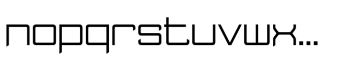 Odry Cut Thin Font LOWERCASE