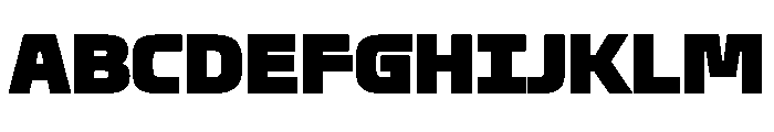 Oddity CondExtBlk Font UPPERCASE