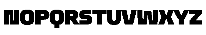 Oddity CondExtBlk Font UPPERCASE