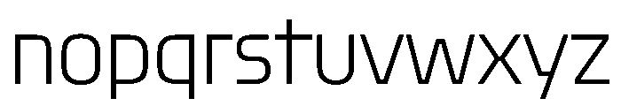 Oddity CondExtLt Font LOWERCASE