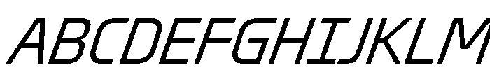 Oddity CondLightIta 2df042b3 Font UPPERCASE