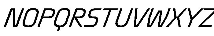Oddity CondLightIta Font UPPERCASE