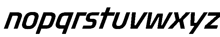 Oddity CondMedIta Font LOWERCASE