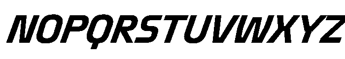 Oddity CondSemBdIta Font UPPERCASE