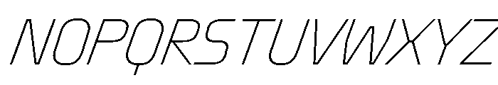 Oddity CondThinIta 22662983 Font UPPERCASE