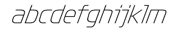 Oddity CondThinIta FONT