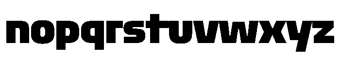 Oddity CondensedBlack Font LOWERCASE