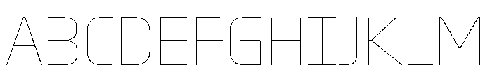 Oddity CondensedHairline Font UPPERCASE