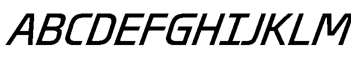 Oddity CondensedItalic 2fe6f6a1 Font UPPERCASE