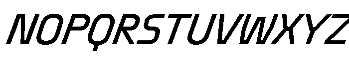 Oddity CondensedItalic 2fe6f6a1 Font UPPERCASE