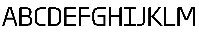 Oddity CondensedLight Font UPPERCASE