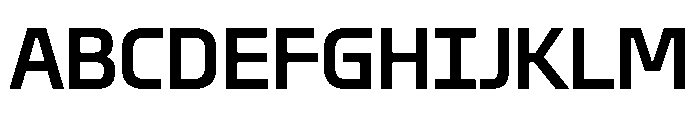 Oddity CondensedMedium Font UPPERCASE