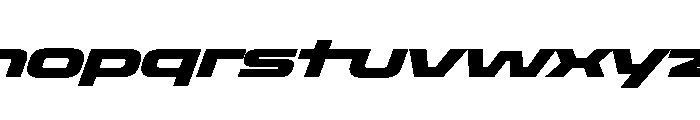 Oddity ExpBlackIta Font LOWERCASE