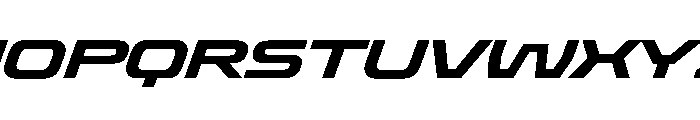 Oddity ExpBoldIta Font UPPERCASE