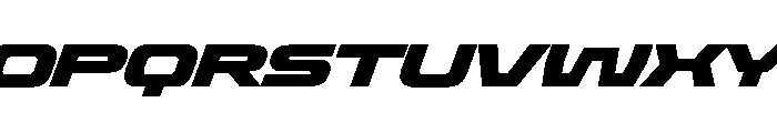 Oddity ExpExtBlkIta Font UPPERCASE