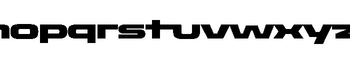 Oddity ExpExtBlk Font LOWERCASE