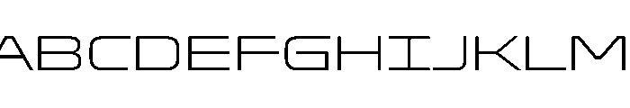 Oddity ExpExtLt Font UPPERCASE