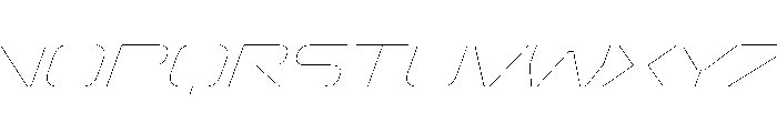 Oddity ExpHairlineIta Font UPPERCASE