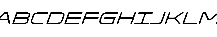Oddity ExpLightIta Font UPPERCASE