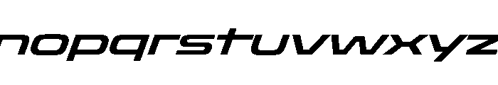 Oddity ExpSemBdIta Font LOWERCASE