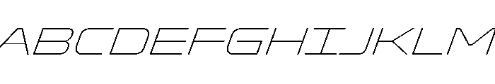 Oddity ExpThinIta 0818e810 Font UPPERCASE